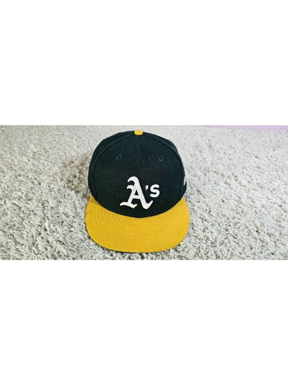 New Era Oakland Athletics Fitted Baseball Hat size 7 1/2